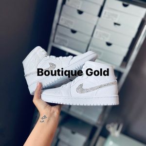 Blinged out Nike air Jordan’s